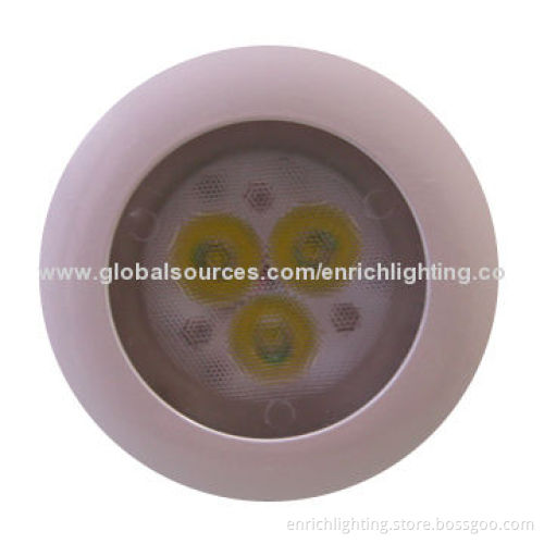90 to 100lm/W High-lumen MR16 3 x 1W LED Spotlight with >80Ra CRI, 12V AC/DC